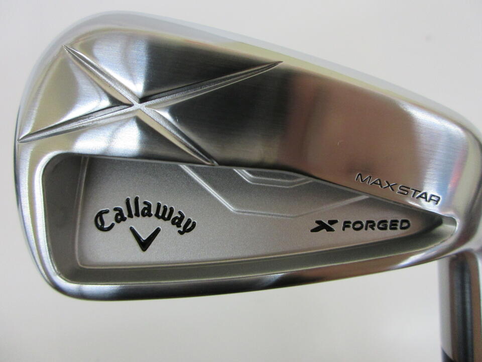 【中古】キャロウェイ X FORGED MAX STAR アイアンセット Sフレックス 37.5インチ MC８０　for　Callaway リシャフト品 Cランク 右利き用 Callaway ゴルフクラブ エックスフォージドマックススター ゴル｜ゴルフ ドゥ 中古クラブ店
