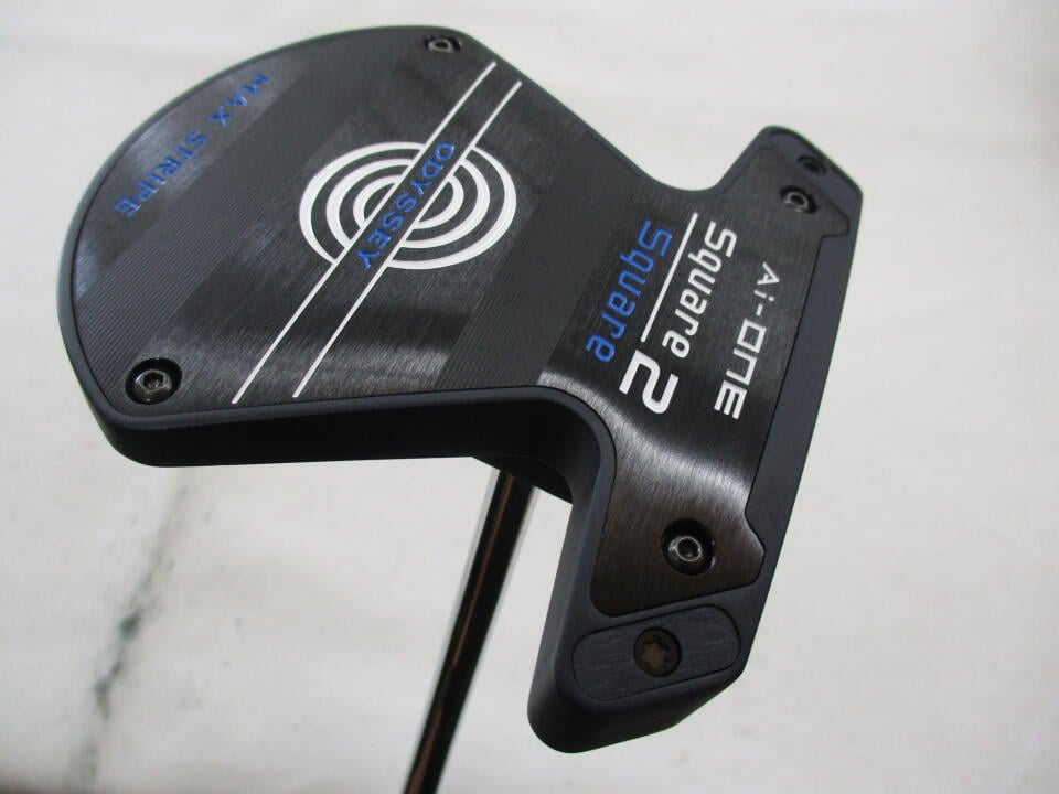 【中古】オデッセイ Ai-ONE Square 2 Square MAX STRIPE パター 34.0インチ ヘッドカバーあり オリジナルスチール Bランク 右利き用 ODYSSEY ゴルフクラブ ゴルフドゥ ゴルフ用品 GOLF DO 中古ゴルフクラブ