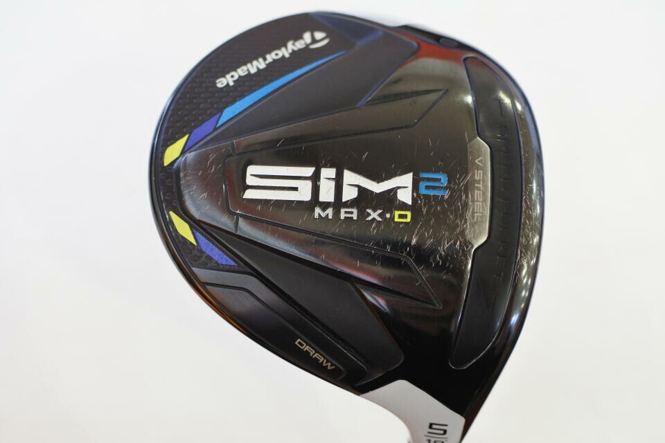 【中古】テーラーメイド SIM2 MAX-D フェアウェイウッド 5W 19° Sフレックス 42.0インチ ヘッドカバーあり ツアーAD DJ-6 リシャフト品 Cランク 右利き用 Taylormade ゴルフクラブ シム2マックスD ゴル