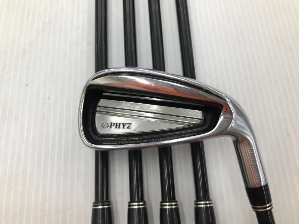 【中古】ブリヂストン PHYZ 2014 アイアンセット SRフレックス 37.5インチ PZ-504I Cランク 右利き用 BRIDGESTONE ゴルフクラブ ゴルフドゥ ゴルフ用品 GOLF DO 中古ゴルフクラブ