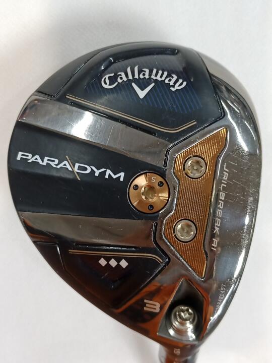 【中古】キャロウェイ PARADYM ◆◆◆ フェアウェイウッド 3W 15° Sフレックス 43.0インチ ディアマナGT70 リシャフト品 Cランク 右利き用 Callaway ゴルフクラブ パラダイム トリプルダイヤモンド
