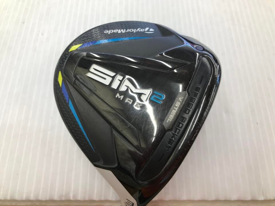 【中古】テーラーメイド SIM2 MAX フェアウェイウッド 3W 15° Sフレックス 43.0インチ ヘッドカバーあり ツアーAD HD-7 Cランク 右利き用 Taylormade ゴルフクラブ シム2マックス ゴルフドゥ ゴルフ用