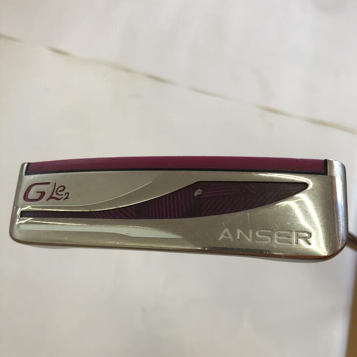 【中古】【レディースモデル】ピン G Le 2 ANSER パター 32.0インチ ヘッドカバーあり オリジナルスチール Cランク 右利き用 PING ゴルフクラブ ゴルフドゥ ゴルフ用品 GOLF DO 中古ゴルフクラブ
