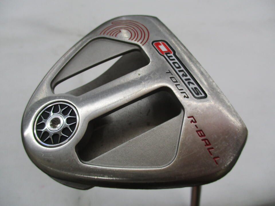 【中古】オデッセイ O-WORKS TOUR R-BALL S シルバー パター 34.0インチ ヘッドカバーあり オリジナルスチール Dランク 右利き用 ODYSSEY ゴルフクラブ ゴルフドゥ ゴルフ用品 GOLF DO 中古ゴルフクラブ