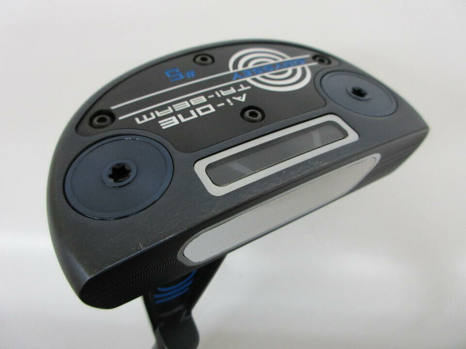 【中古】オデッセイ Ai-ONE TRI-BEAM #5 パター 33.0インチ ヘッドカバーあり オリジナルスチール Cランク 右利き用 ODYSSEY ゴルフクラブ ゴルフドゥ ゴルフ用品 GOLF DO 中古ゴルフクラブ