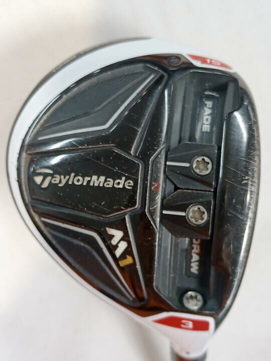 【中古】テーラーメイド M1 フェアウェイウッド 3W 15° Sフレックス 43.0インチ TM1-116 Cランク 右利き用 Taylormade ゴルフクラブ ゴルフドゥ ゴルフ用品 GOLF DO 中古ゴルフクラブ