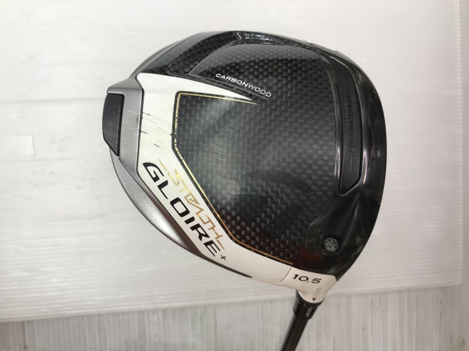 【中古】テーラーメイド STEALTH GLOIRE+ ドライバー 10.5° Sフレックス 45.5インチ ヘッドカバーあり TENSEI BLUE TM50 リシャフト品 Dランク 右利き用 Taylormade ゴルフクラブ ステルスグローレプラス