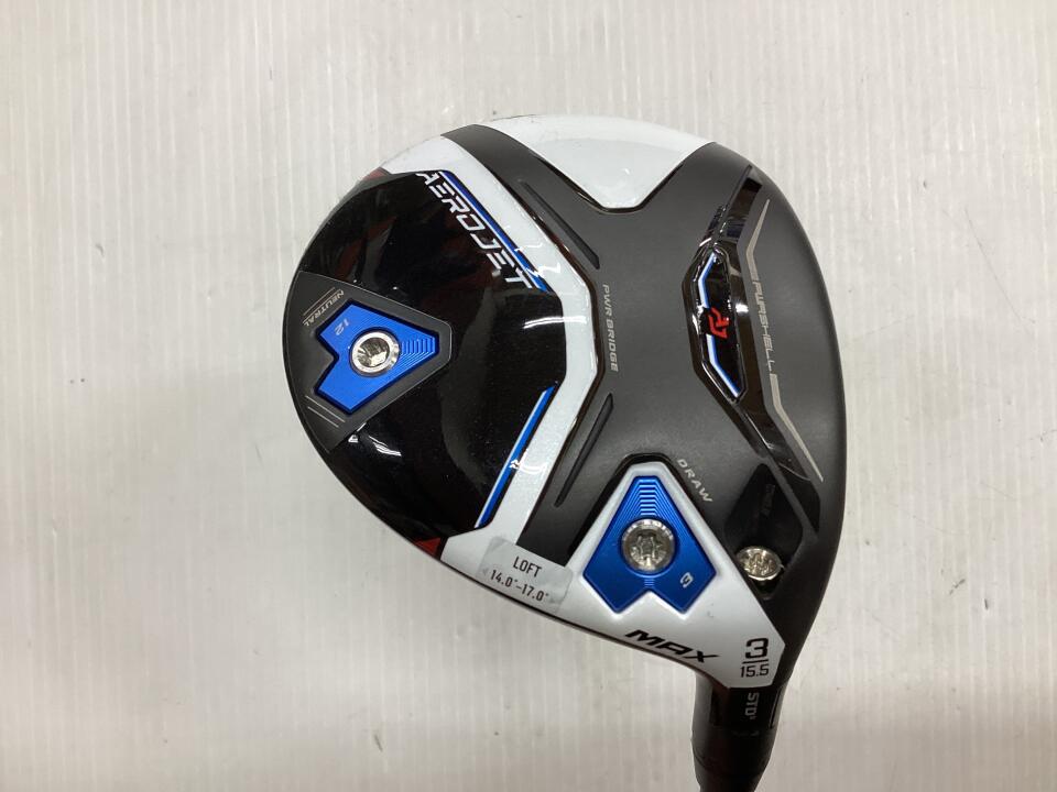 【中古】コブラ AEROJET MAX フェアウェイウッド 3W 15.5° SRフレックス 42.75インチ ツアーAD for Cobra(AEROJET) Bランク 右利き用 COBRA ゴルフクラブ エアロジェットマックス ゴルフドゥ ゴルフ用品 GOLF