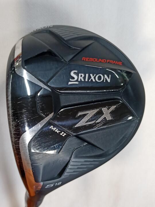 【中古】ダンロップ SRIXON ZX Mk2 フェアウェイウッド 5W 18&deg; Sフレックス 42.75インチ ヘッドカバーあり SPEEDER　NXBLACK　５０ リシャフト品 Cランク 左利き用 DUNLOP ゴルフクラブ スリクソンZX MX2｜ゴルフ ドゥ 中古クラブ店 19,937円