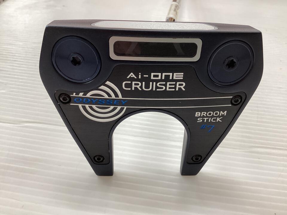 【中古】オデッセイ Ai-ONE CRUISER #7 CS BROOMSTICK パター 40.0インチ ヘッドカバーあり オリジナルスチール Cランク 右利き用 ODYSSEY ゴルフクラブ ゴルフドゥ ゴルフ用品 GOLF DO 中古ゴルフクラブ画像