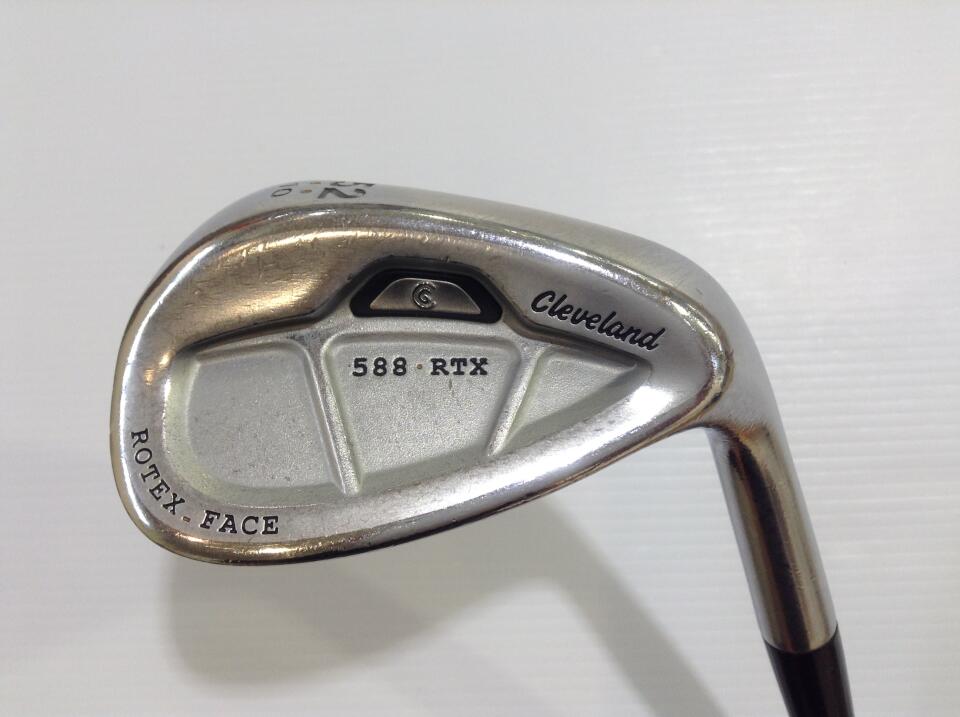 【中古】【訳あり】クリーブランド 588・RTX CB クロム ウェッジ 52° 35.25インチ ダイナミックゴールド Dランク 右利き用 Cleveland ゴルフクラブ ゴルフドゥ ゴルフ用品 GOLF DO 中古ゴルフクラブ