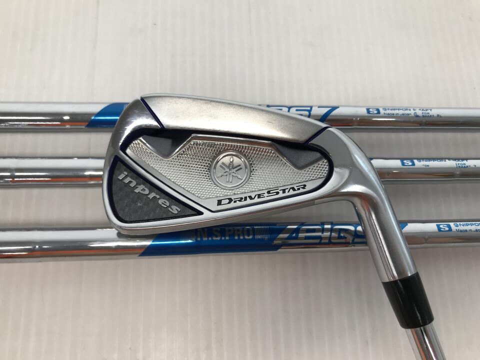 【中古】ヤマハ inpres DRIVESTAR アイアンセット Sフレックス 37.25インチ NSプロ Zelos 7 Cランク 右利き用 YAMAHA ゴルフクラブ インプレスドライブスター ゴルフドゥ ゴルフ用品 GOLF DO 中古ゴルフク