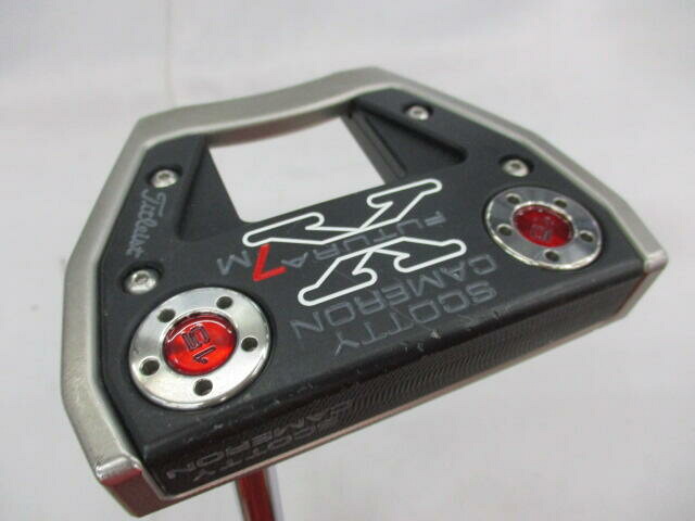 【中古】タイトリスト SC FUTURA X7M パター 34.0インチ オリジナルスチール Cランク 右利き用 Titleist ゴルフクラブ スコッティキャメロン フューチュラエックス ゴルフドゥ ゴルフ用品 GOLF DO 中