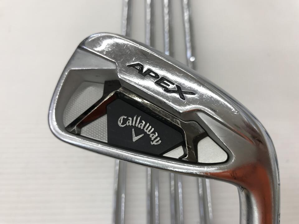 【中古】キャロウェイ APEX 2021 アイアンセット Sフレックス 37.5インチ NSプロ Zelos 8 Cランク 右利き用 Callaway ゴルフクラブ エイペックス2021 ゴルフドゥ ゴルフ用品 GOLF DO 中古ゴルフクラブ