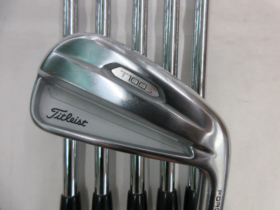 【中古】タイトリスト T100・S 2021 アイアンセット Sフレックス 38.0インチ NSプロ MODUS 3 TOUR 115 Cランク 右利き用 Titleist ゴルフクラブ ゴルフドゥ ゴルフ用品 GOLF DO 中古ゴルフクラブ