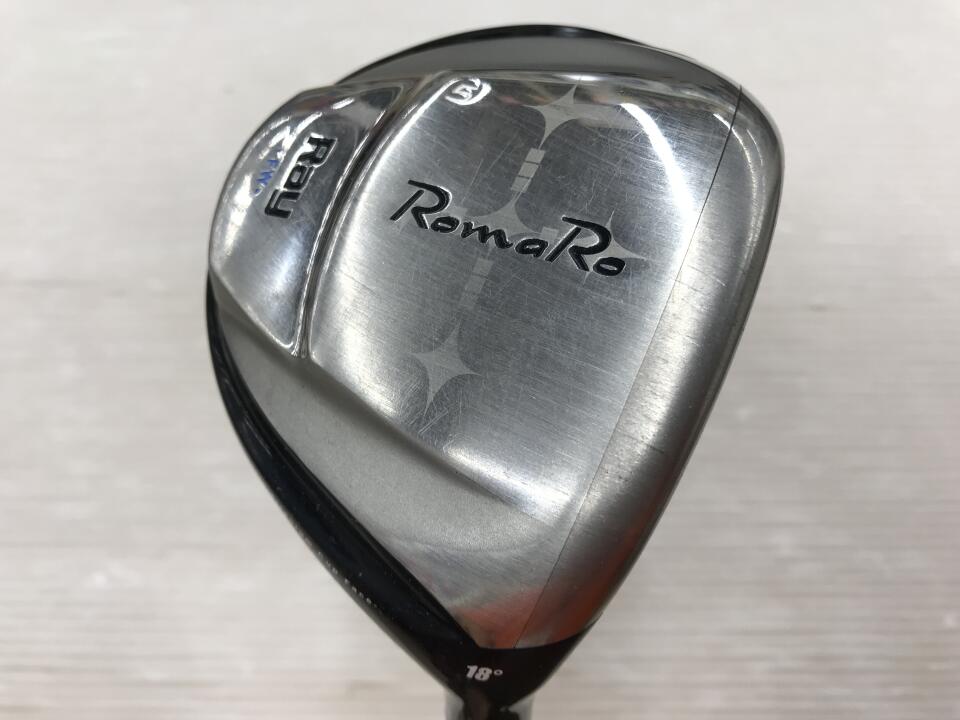 【中古】ロマロ Ray FW フェアウェイウッド 5W 18° Sフレックス 42.5インチ ヘッドカバーあり ディアマナ カイリ60 リシャフト品 Cランク 右利き用 RomaRo ゴルフクラブ ゴルフドゥ ゴルフ用品 GOLF