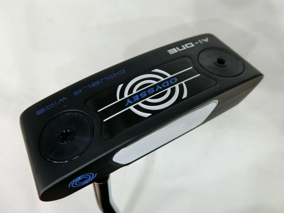 【中古】オデッセイ Ai-ONE DOUBLE WIDE パター 33.5インチ ヘッドカバーあり ◆シャフトカット◆ リシャフト品 Bランク 右利き用 ODYSSEY ゴルフクラブ ゴルフドゥ ゴルフ用品 GOLF DO 中古ゴルフクラ