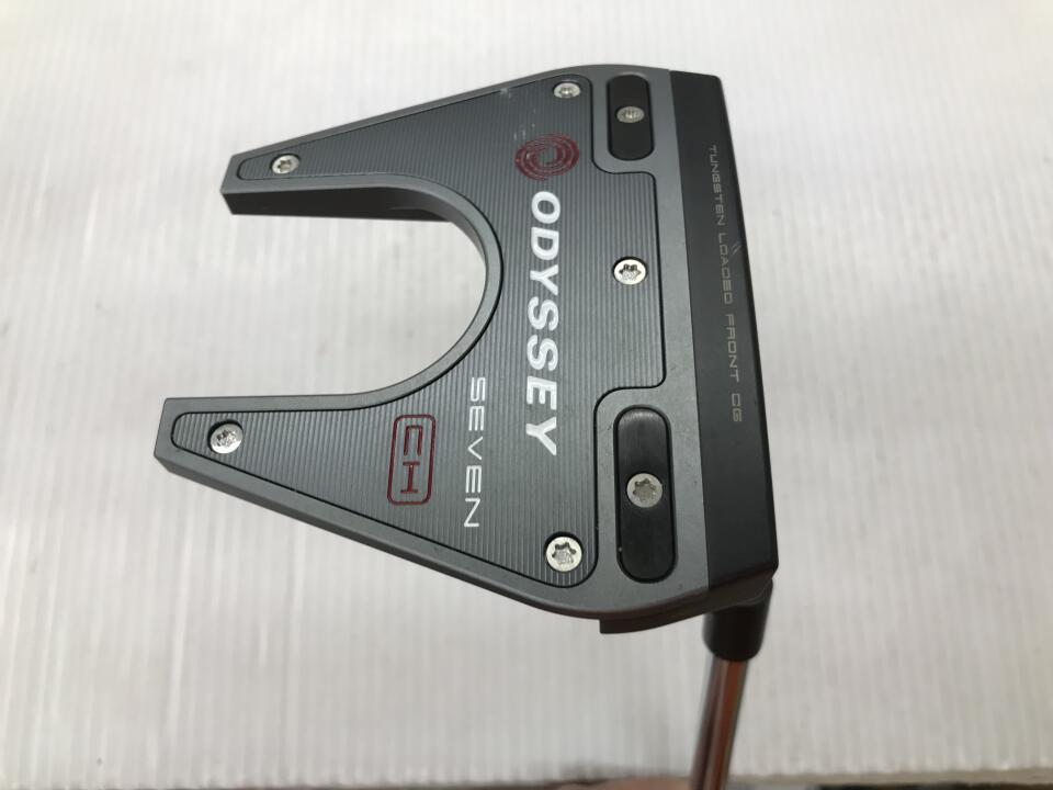 【中古】オデッセイ TRI-HOT 5K SEVEN CH パター 33.0インチ ヘッドカバーあり STROKE LAB 70C RED Bランク 右利き用 ODYSSEY ゴルフクラブ ゴルフドゥ ゴルフ用品 GOLF DO 中古ゴルフクラブ
