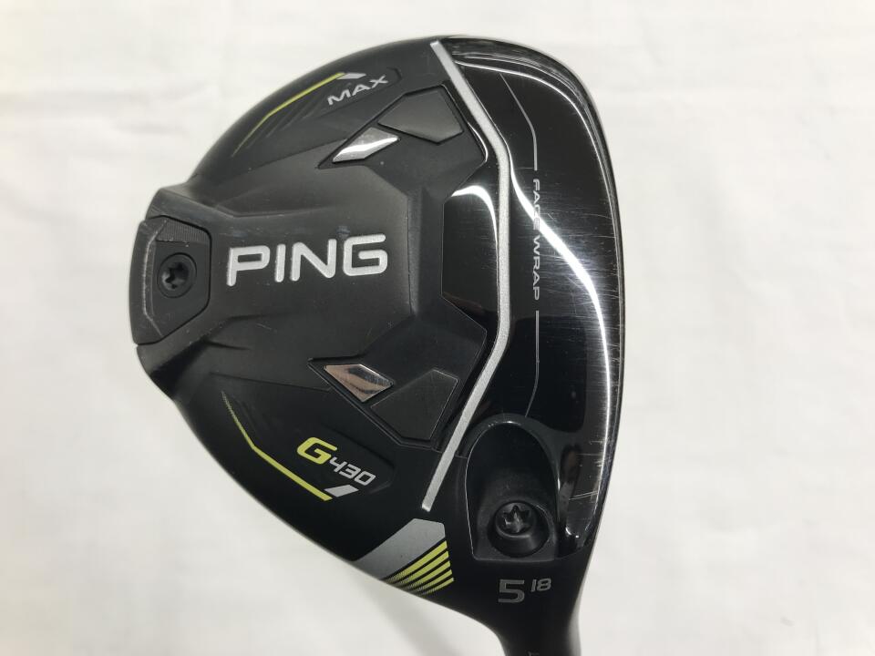 【中古】ピン G430 MAX フェアウェイウッド 5W 18° Rフレックス 42.0インチ ヘッドカバーあり ALTA J CB BLACK Cランク 右利き用 PING ゴルフクラブ G430マックス ゴルフドゥ ゴルフ用品 GOLF DO 中古ゴル