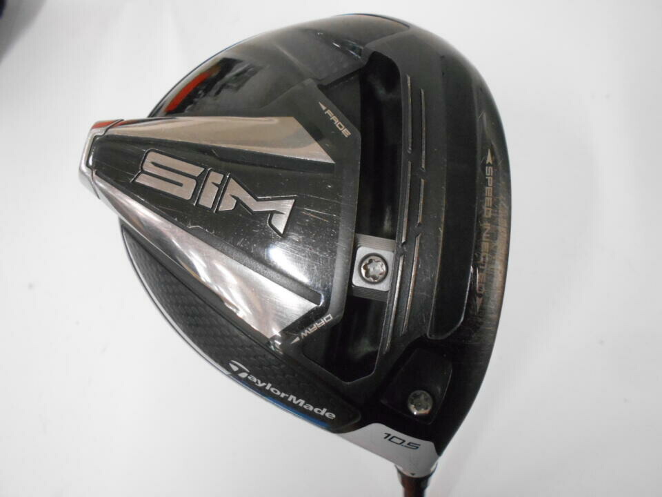 【中古】テーラーメイド SIM ドライバー 10.5° Sフレックス 45.75インチ ヘッドカバーあり TENSEI SILVER TM50 Cランク 右利き用 Taylormade ゴルフクラブ シム ゴルフドゥ ゴルフ用品 GOLF DO 中古ゴルフ