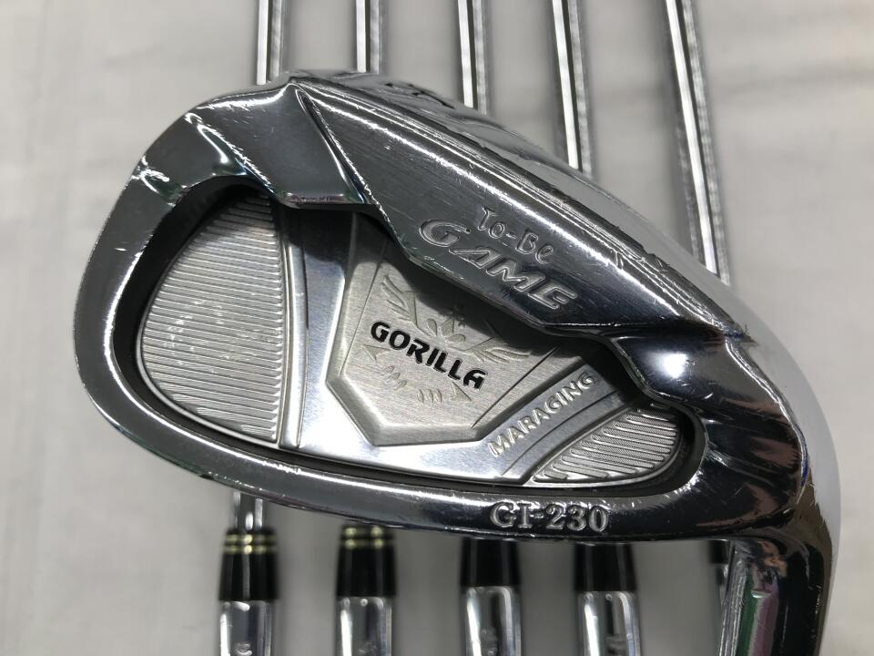 【中古】ゴリラ To-Be GAME GI-230 アイアンセット Sフレックス 37.75インチ NSPRO950GH リシャフト品 Cランク 右利き用 GORILLA ゴルフクラブ ゴルフドゥ ゴルフ用品 GOLF DO 中古ゴルフクラブ