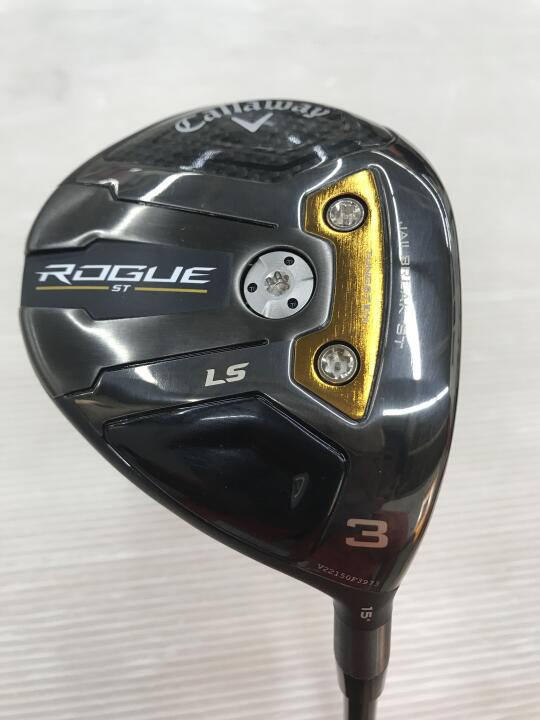 【中古】キャロウェイ ROGUE ST LS フェアウェイウッド 3W 15° Sフレックス 43.0インチ TENSEI 55 for Callaway(ROGUE ST) Bランク 右利き用 Callaway ゴルフクラブ ローグSTLS ゴルフドゥ ゴルフ用品 GOLF DO 中古