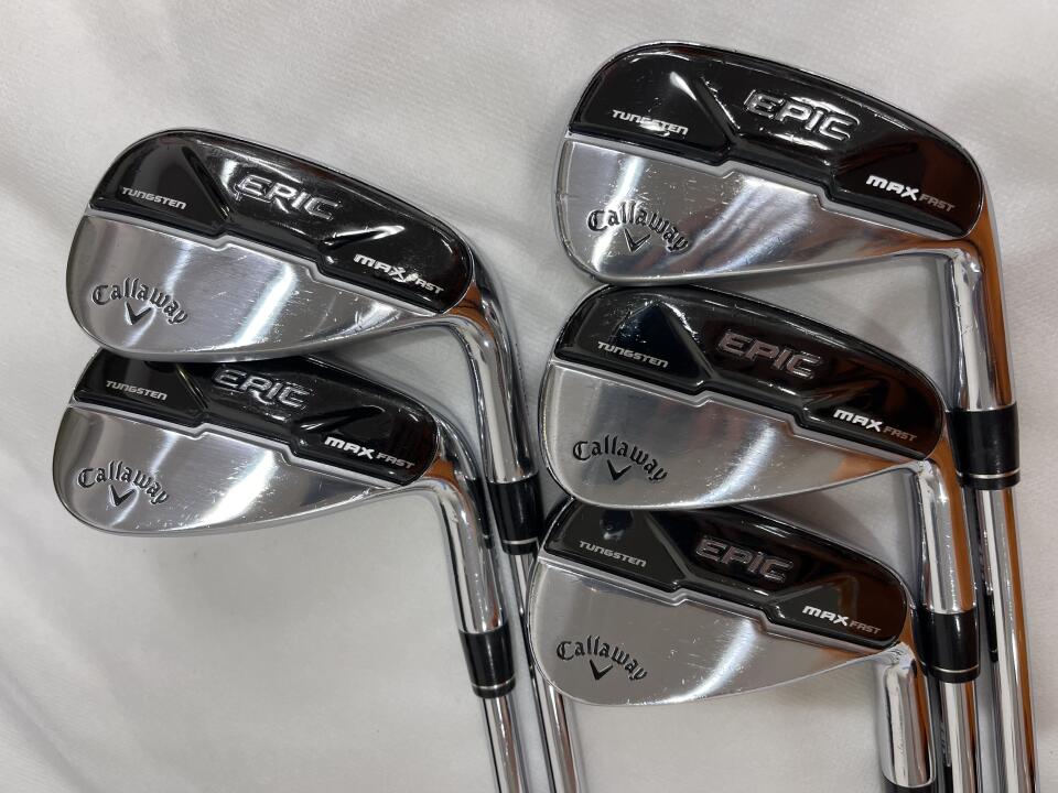 【中古】キャロウェイ EPIC MAX FAST アイアンセット 26° Sフレックス 37.5インチ NSプロ950GH neo Cランク 右利き用 Callaway ゴルフクラブ エピックマックスファスト ゴルフドゥ ゴルフ用品 GOLF DO 中