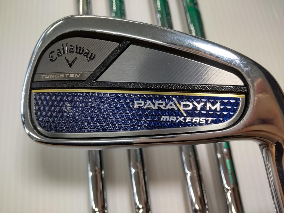 【中古】キャロウェイ PARADYM MAX FAST アイアンセット 24&deg; Sフレックス 37.5インチ NSプロ850GH neo Cランク 右利き用 Callaway ゴルフクラブ パラダイムマックスファスト ゴルフドゥ ゴルフ用品 GOLF DO｜ゴルフ ドゥ 中古クラブ店