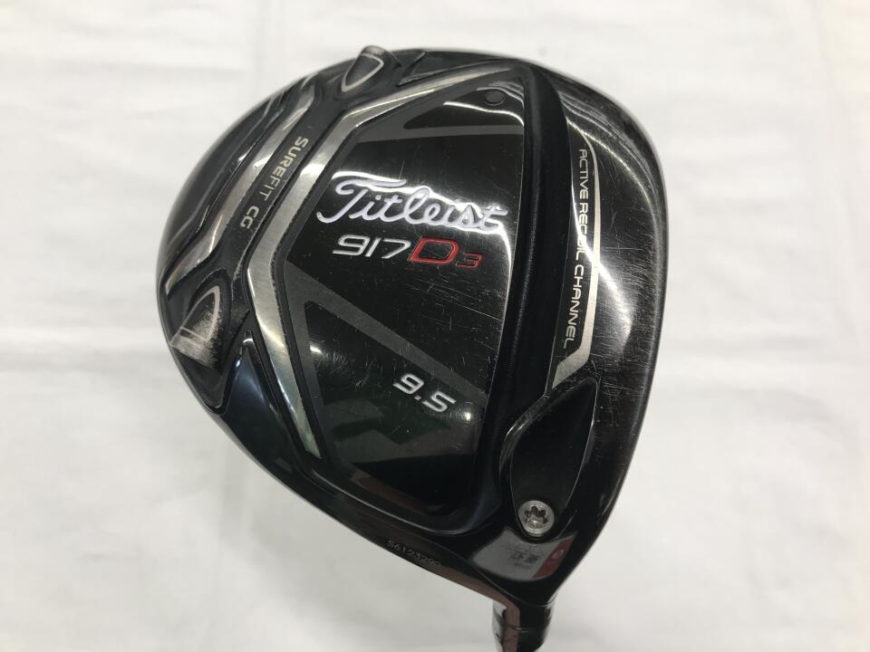 【中古】タイトリスト 917Ｄ3 ドライバー 9.5° Sフレックス 45.0インチ ﾃﾞｨｱﾏﾅ B60 リシャフト品 Cランク 右利き用 Titleist ゴルフクラブ ゴルフドゥ ゴルフ用品 GOLF DO 中古ゴルフクラブ