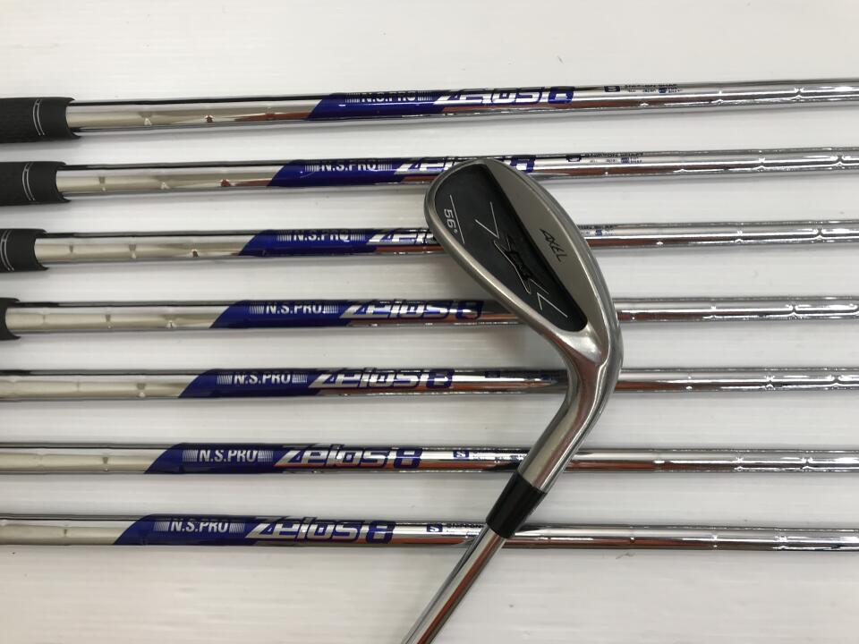 【中古】ツルヤ AXEL DI-X アイアンセット 22° Sフレックス 38.25インチ NSプロ Zelos 8 Dランク 右利き用 TSURUYA ゴルフクラブ ゴルフドゥ ゴルフ用品 GOLF DO 中古ゴルフクラブ