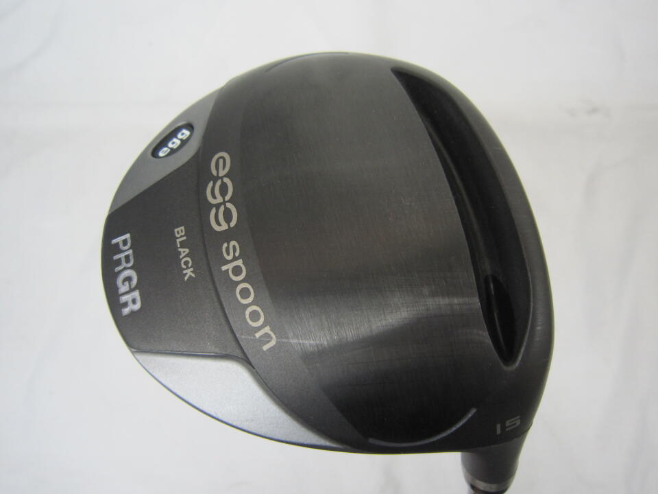 【中古】プロギア egg spoon BLACK フェアウェイウッド 3W 15° Sフレックス 43.0インチ ヘッドカバーあり Diamana for PRGR (egg) Cランク 右利き用 PRGR ゴルフクラブ ゴルフドゥ ゴルフ用品 GOLF DO 中古ゴ