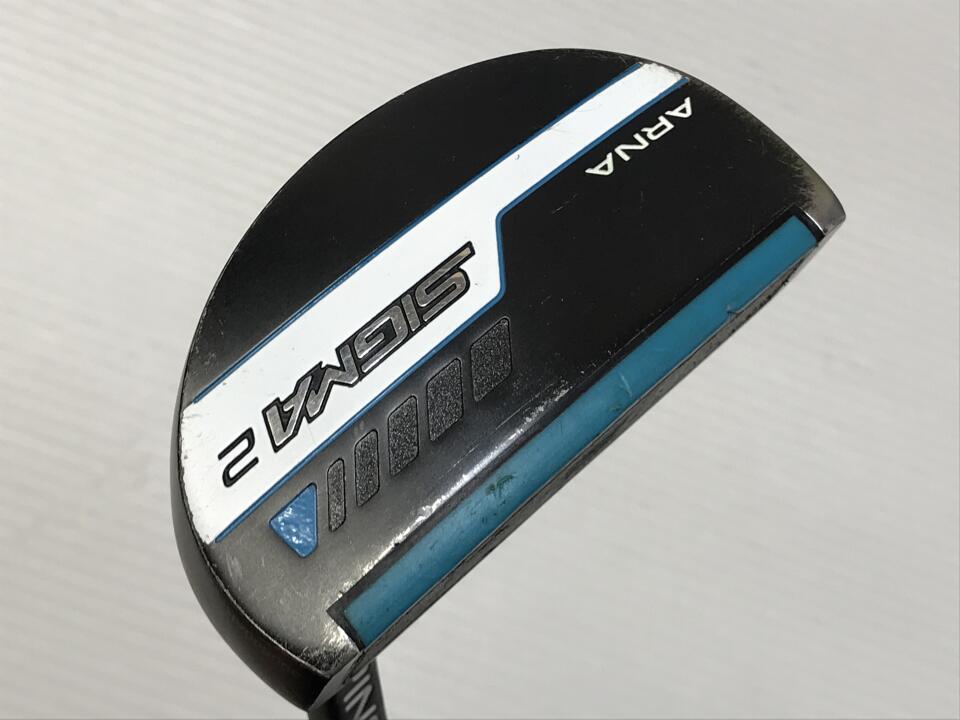 【中古】ピン SIGMA 2 ARNA Stealth パター 34.0インチ オリジナルスチール(PP58ｸﾞﾘｯﾌﾟ) Dランク 右利き用 PING ゴルフクラブ シグマ2アーナ ステルス ゴルフドゥ ゴルフ用品 GOLF DO 中古ゴルフク