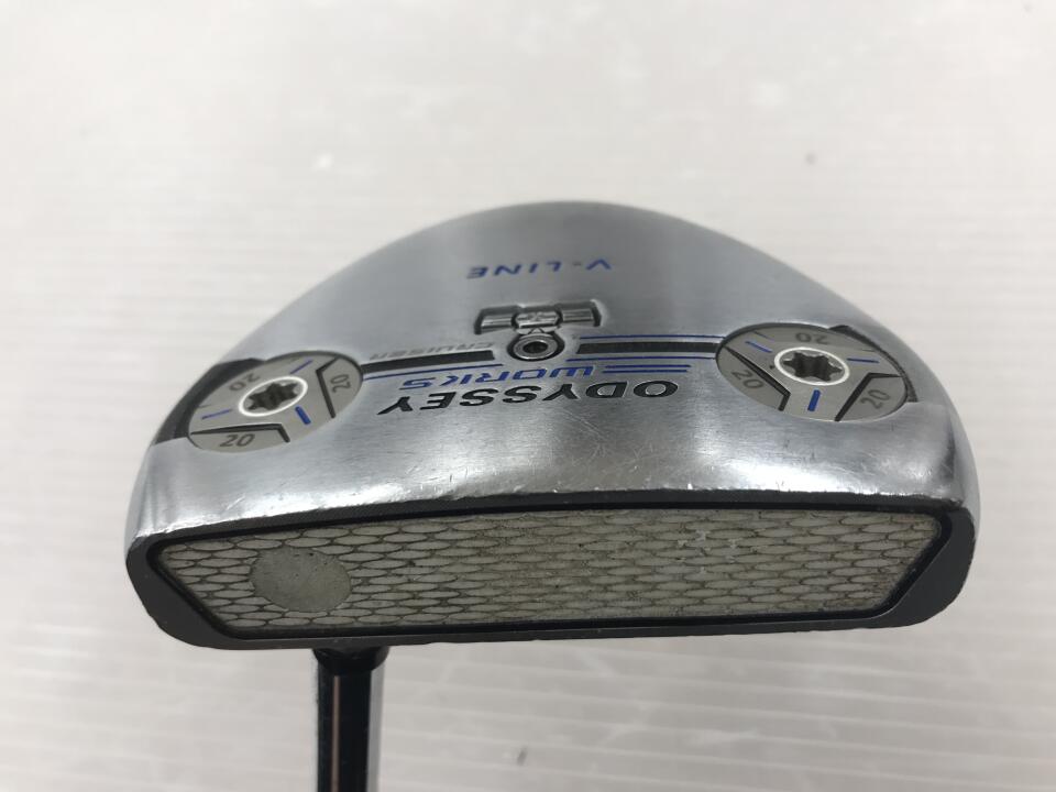 【中古】【訳あり】オデッセイ WORKS CRUISER V-LINE パター 34.0インチ オリジナルスチール Dランク 右利き用 ODYSSEY ゴルフクラブ ゴルフドゥ ゴルフ用品 GOLF DO 中古ゴルフクラブ