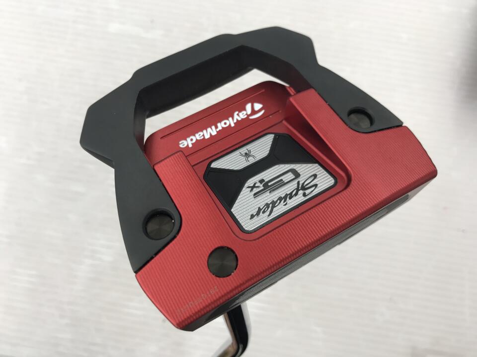 【中古】テーラーメイド Spider GTx RED SINGLE BEND パター 34.0インチ ヘッドカバーあり オリジナルスチール Bランク 右利き用 Taylormade ゴルフクラブ ゴルフドゥ ゴルフ用品 GOLF DO 中古ゴルフクラ
