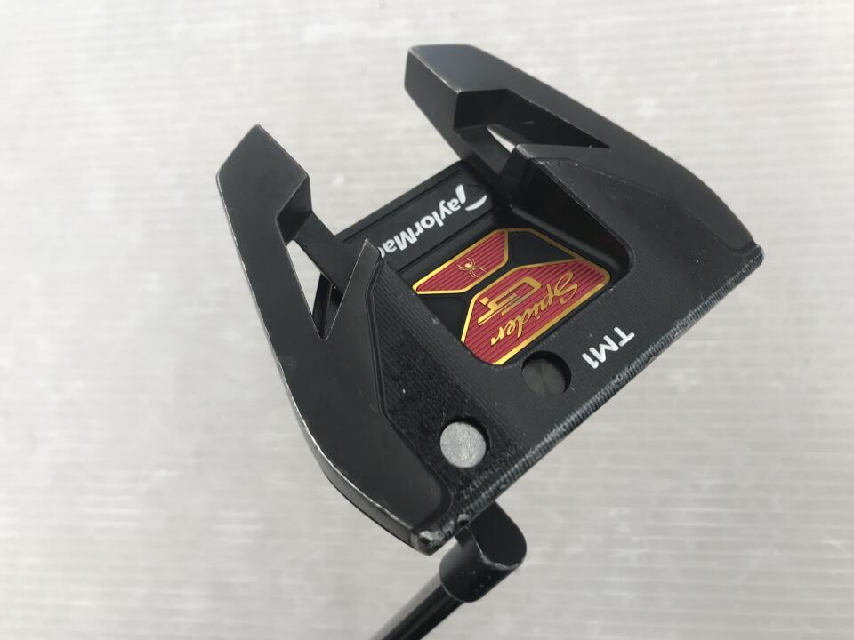 【中古】テーラーメイド Spider GT BLACK TM1 パター 33.0インチ ヘッドカバーあり オリジナルスチール Dランク 右利き用 Taylormade ゴルフクラブ スパイダーGTブラック TM1 ゴルフドゥ ゴルフ用品 GOLF｜ゴルフ ドゥ 中古クラブ店