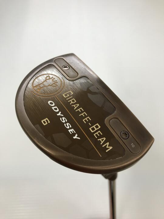 【中古】オデッセイ GIRAFFE-BEAM #6 パター 34.0インチ ヘッドカバーあり オリジナルスチール Cランク 右利き用 ODYSSEY ゴルフクラブ ゴルフドゥ ゴルフ用品 GOLF DO 中古ゴルフクラブ