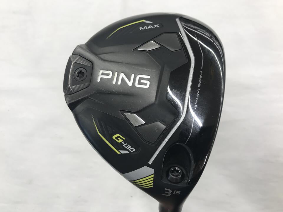 【中古】ピン G430 MAX フェアウェイウッド 3W 15° SRフレックス 43.0インチ ALTA J CB BLACK Cランク 右利き用 PING ゴルフクラブ G430マックス ゴルフドゥ ゴルフ用品 GOLF DO 中古ゴルフクラブ
