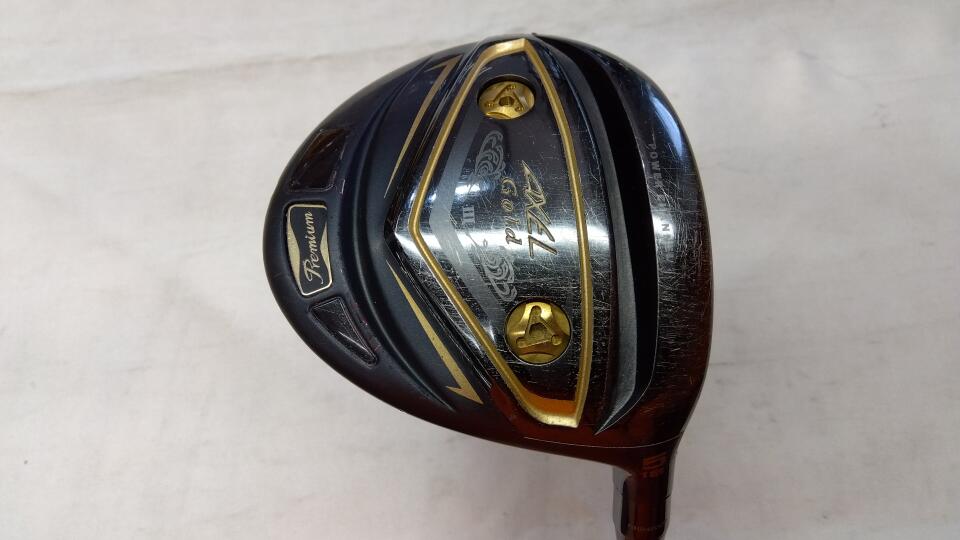 【中古】ツルヤ AXEL Gold Premium ３ フェアウェイウッド 5W 18° Rフレックス 42.5インチ AXEL Gold Premium ３ Dランク 右利き用 TSURUYA ゴルフクラブ ゴルフドゥ ゴルフ用品 GOLF DO 中古ゴルフクラブ