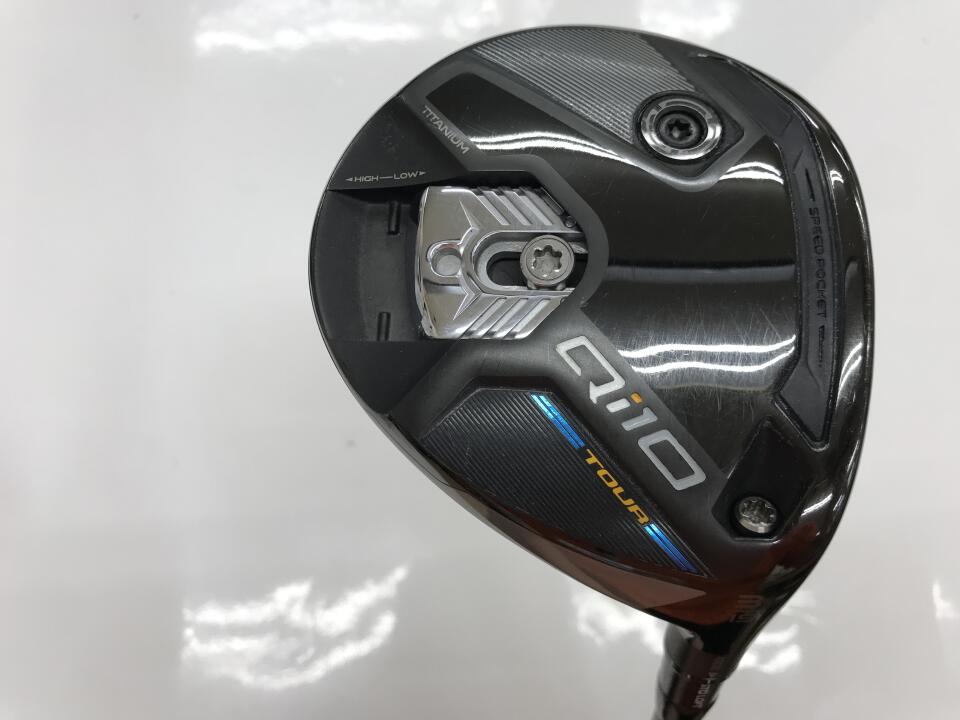 【中古】テーラーメイド Qi10 TOUR フェアウェイウッド 3W 15° Sフレックス 43.25インチ ヘッドカバーあり ＴＥＮＳＥＩ ＴＭ50 リシャフト品 Cランク 右利き用 Taylormade ゴルフクラブ Qi10ツアー ゴ