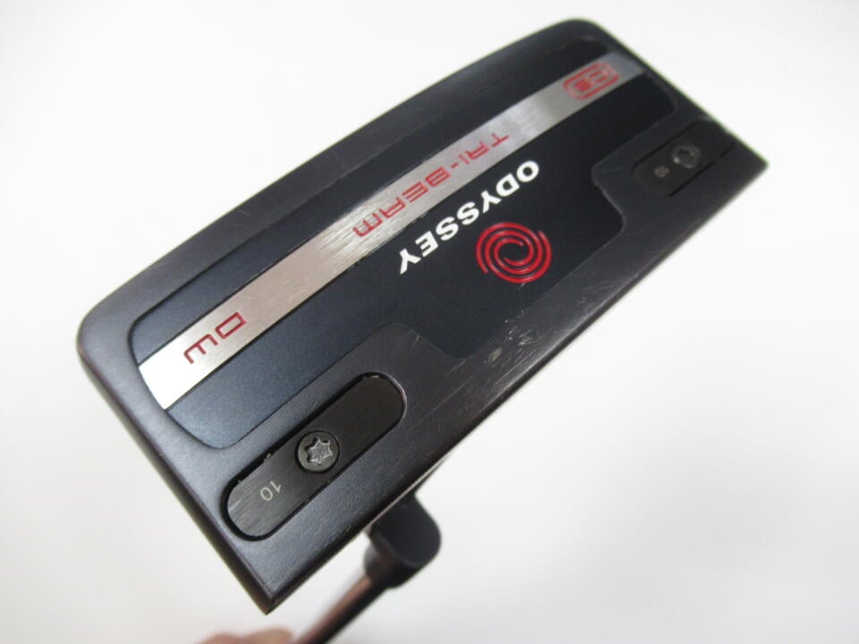 【中古】オデッセイ TRI-BEAM DOUBLE WIDE CS パター 34.0インチ ヘッドカバーあり STROKE LAB 70C RED Cランク 右利き用 ODYSSEY ゴルフクラブ ゴルフドゥ ゴルフ用品 GOLF DO 中古ゴルフクラブ