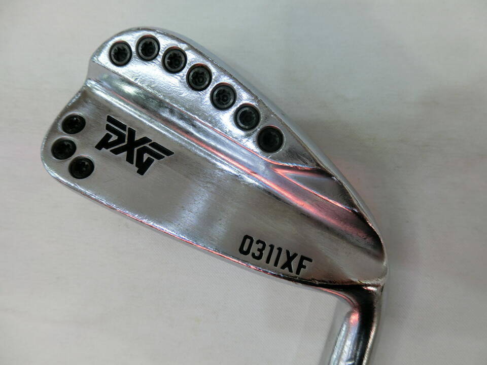 【中古】パーソンズエクストリームゴルフ 0311XF アイアンセット Sフレックス 37.5インチ ◆リシャフト◆Diamana Thunmp i95 リシャフト品 Cランク 右利き用 PXG ゴルフクラブ ゴルフドゥ ゴルフ用品