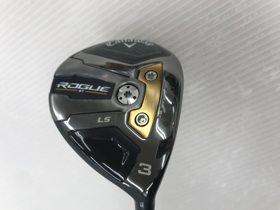 【中古】キャロウェイ ROGUE ST LS フェアウェイウッド 3W 15° Sフレックス 43.25インチ ヘッドカバーあり ツアーAD　TP-6 リシャフト品 Cランク 右利き用 Callaway ゴルフクラブ ローグSTLS ゴルフド
