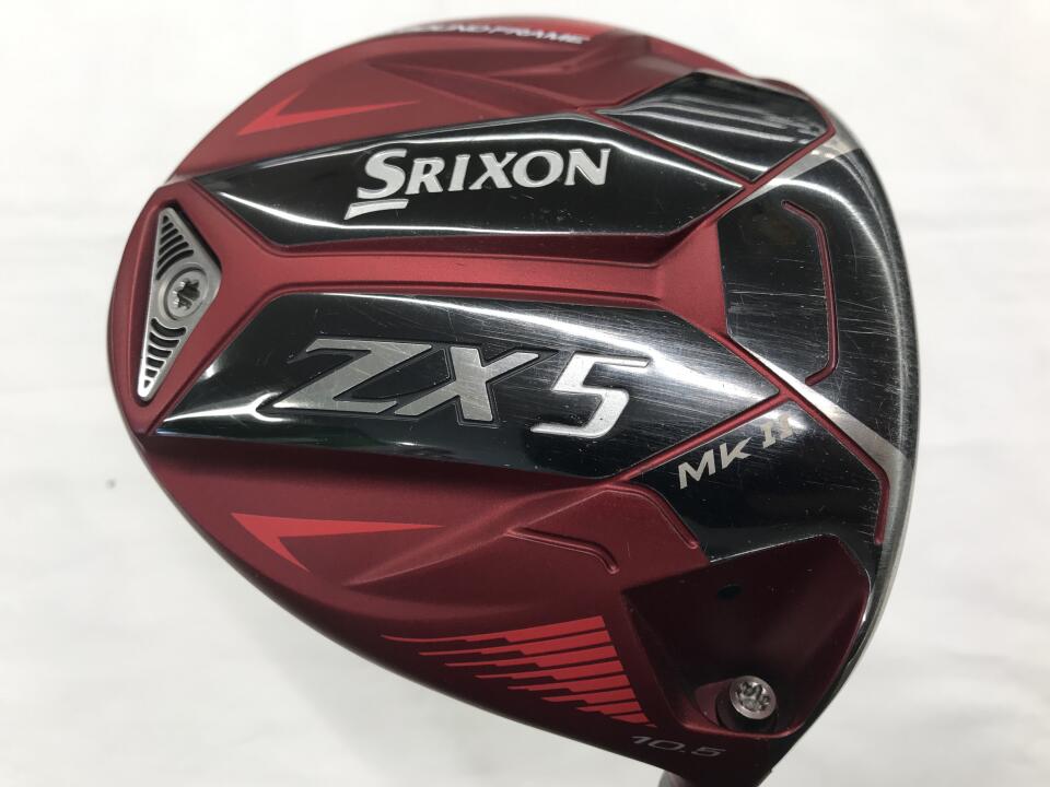 【中古】ダンロップ SRIXON ZX5 Mk2 カーディナルレッド ドライバー 10.5&deg; Sフレックス 46.0インチ ツアーAD TP-6 リシャフト品 Cランク 右利き用 DUNLOP ゴルフクラブ スリクソンZX5 MK2 ゴルフドゥ ゴ｜ゴルフ ドゥ 中古クラブ店