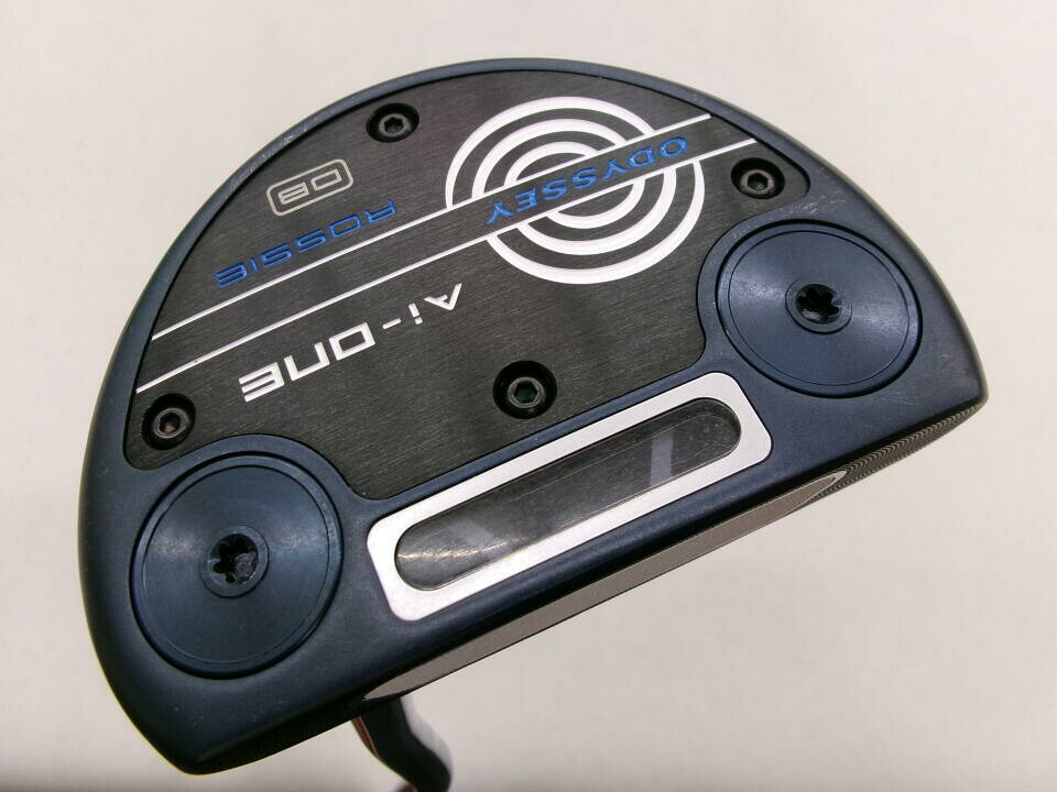【中古】オデッセイ Ai-ONE ROSSIE パター 33.5インチ ヘッドカバーあり オリジナルスチール Cランク 右利き用 ODYSSEY ゴルフクラブ ゴルフドゥ ゴルフ用品 GOLF DO 中古ゴルフクラブ