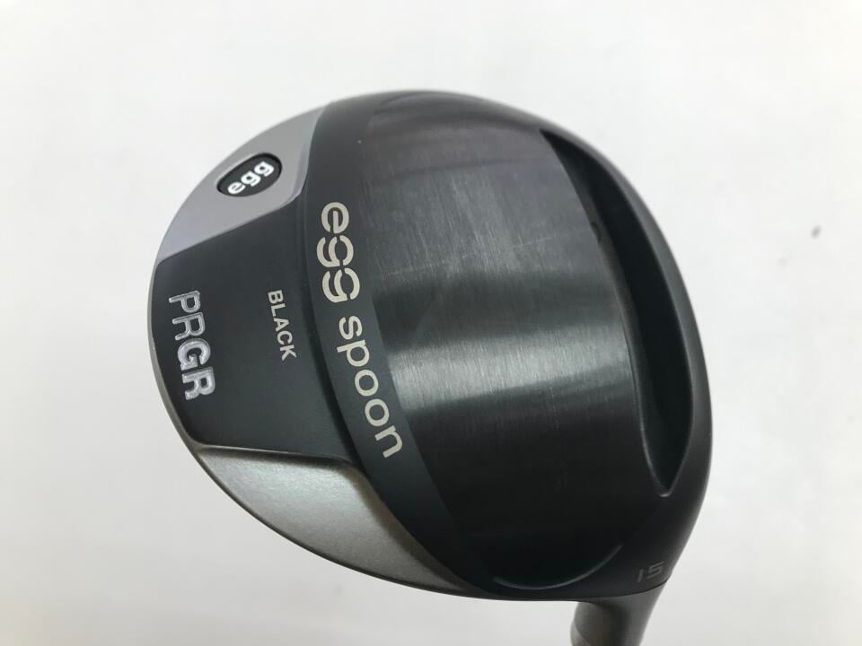 【中古】プロギア egg spoon BLACK フェアウェイウッド FW 15&deg; Sフレックス 43.25インチ ヘッドカバーあり ツアーAD F-55 リシャフト品 Cランク 右利き用 PRGR ゴルフクラブ エッグスプーンブラック ゴ｜ゴルフ ドゥ 中古クラブ店