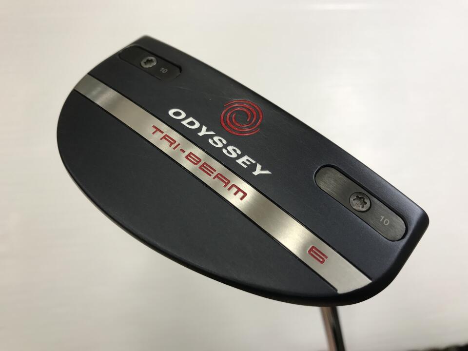 【中古】オデッセイ TRI-BEAM #6M パター 34.0インチ シャフト不明(スチールシャフト) リシャフト品 Cランク 右利き用 ODYSSEY ゴルフクラブ ゴルフドゥ ゴルフ用品 GOLF DO 中古ゴルフクラブ|ゴルフ ドゥ 中古クラブ店