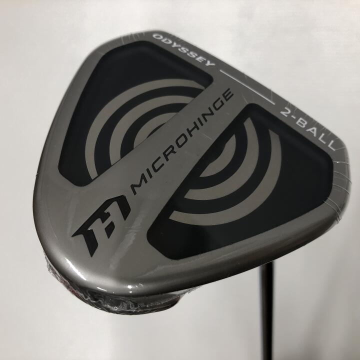 【中古】オデッセイ MICROHINGE 2-BALL V-LINE パター 34.0インチ ヘッドカバーあり オリジナルスチール Aランク 右利き用 ODYSSEY ゴルフクラブ ゴルフドゥ ゴルフ用品 GOLF DO 中古ゴルフクラブ