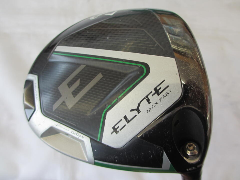 【中古】キャロウェイ ELYTE MAX FAST ドライバー 10.5&deg; Rフレックス 45.75インチ ヘッドカバーあり LIN-Q GREEN 40 for Callaway Cランク 右利き用 Callaway ゴルフクラブ エリートマックスファスト ゴルフド｜ゴルフ ドゥ 中古クラブ店