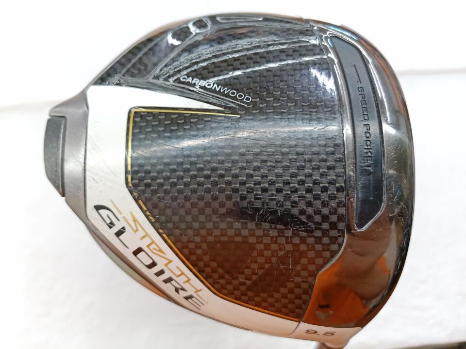 【中古】テーラーメイド STEALTH GLOIRE ドライバー 9.5° Sフレックス 46.0インチ ヘッドカバーあり SPEEDER NX for TM Cランク 右利き用 Taylormade ゴルフクラブ ステルスグローレ ゴルフドゥ ゴルフ用品