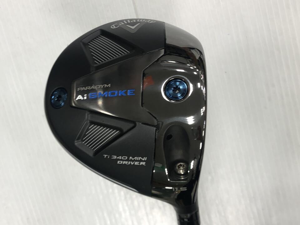 【中古】キャロウェイ PARADYM Ai SMOKE 340 MINI ドライバー 11.5° Sフレックス 43.25インチ ヘッドカバーあり SPEEDER NX GREEN 50 リシャフト品 Cランク 右利き用 Callaway ゴルフクラブ パラダイムAiスモー 33,644円
